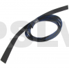 Q-HS-0010 Quantum Servo Braid 1m with 240mm Blk/Orange heat shrink OD7mm